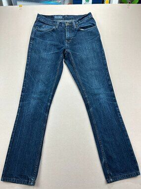 FreeWorld Messenger Skinny Jeans Men's Size 30 Blue Denim Low Rise Dark Wash
